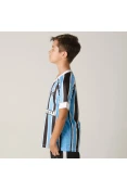 CAMISA UMBRO GRÊMIO OFICIAL 1 2018 SEM NÚMERO INFANTIL - Azul/preto CAMISA UMBRO GRÊMIO OFICIAL 1 2018 SEM NÚMERO INFANTIL - Azul/preto
