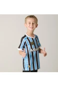 CAMISA UMBRO GRÊMIO OFICIAL 1 2018 SEM NÚMERO INFANTIL - Azul/preto CAMISA UMBRO GRÊMIO OFICIAL 1 2018 SEM NÚMERO INFANTIL - Azul/preto