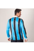 CAMISA UMBRO GRÊMIO OFICIAL 1 2019 MANGA LONGA SEM NÚMERO - Azul/preto CAMISA UMBRO GRÊMIO OFICIAL 1 2019 MANGA LONGA SEM NÚMERO - Azul/preto