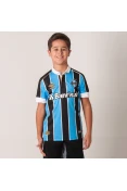 CAMISA UMBRO GRÊMIO OFICIAL 1 2019 SEM NÚMERO INFANTIL - Azul/preto CAMISA UMBRO GRÊMIO OFICIAL 1 2019 SEM NÚMERO INFANTIL - Azul/preto