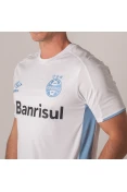 CAMISA UMBRO GRÊMIO OFICIAL 2 2019 SEM NÚMERO - Branco/azul CAMISA UMBRO GRÊMIO OFICIAL 2 2019 SEM NÚMERO - Branco/azul