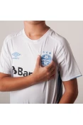 CAMISA UMBRO GRÊMIO OFICIAL 2 2019 SEM NÚMERO INFANTIL - Branco/azul CAMISA UMBRO GRÊMIO OFICIAL 2 2019 SEM NÚMERO INFANTIL - Branco/azul