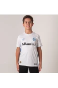 CAMISA UMBRO GRÊMIO OFICIAL 2 2019 SEM NÚMERO INFANTIL - Branco/azul CAMISA UMBRO GRÊMIO OFICIAL 2 2019 SEM NÚMERO INFANTIL - Branco/azul