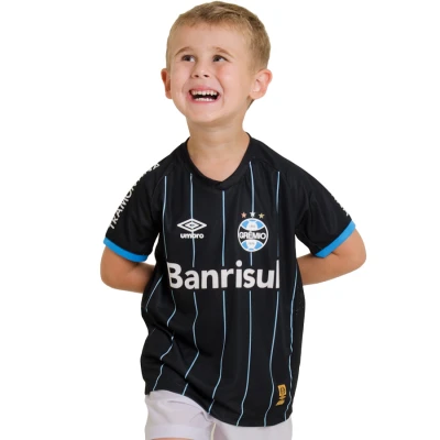 CAMISA UMBRO GRÊMIO OFICIAL 4 2015 NÚMERO 10 BABY - Preto CAMISA UMBRO GRÊMIO OFICIAL 4 2015 NÚMERO 10 BABY - Preto