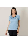 CAMISA UMBRO GRÊMIO OFICIAL CHARRUA 2018 SEM NÚMERO FEMININA - Azul celeste/preto