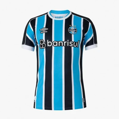 CAMISA UMBRO GREMIO OFICIAL I 2023/24 S/Nº CLASSIC MASCULINA - Azul/preto