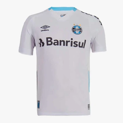 CAMISA UMBRO GRÊMIO OFICIAL II 2022 S/Nº MASCULINA - Branco/azul CAMISA UMBRO GRÊMIO OFICIAL II 2022 S/Nº MASCULINA - Branco/azul