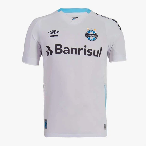 CAMISA UMBRO GRÊMIO OFICIAL II 2022 S/Nº MASCULINA - Branco/azul CAMISA UMBRO GRÊMIO OFICIAL II 2022 S/Nº MASCULINA - Branco/azul