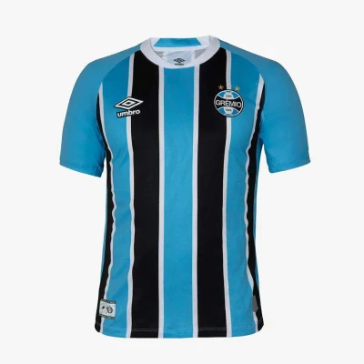 CAMISA UMBRO GREMIO TORCEDOR OFICIAL I 2025/26 S/N MASCULINO - Azul/preto