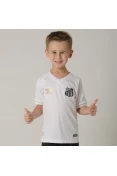 CAMISA UMBRO SANTOS OFICIAL 1 2018 SEM NÚMERO INFANTIL - Branco
