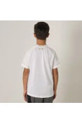 CAMISA UMBRO SANTOS OFICIAL 1 2018 SEM NÚMERO INFANTIL - Branco