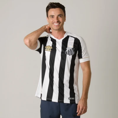 CAMISA UMBRO SANTOS OFICIAL 2 2018 SEM NÚMERO - Branco CAMISA UMBRO SANTOS OFICIAL 2 2018 SEM NÚMERO - Branco