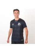 CAMISA UMBRO SANTOS OFICIAL 3 2019 SEM NÚMERO - Preto/prata CAMISA UMBRO SANTOS OFICIAL 3 2019 SEM NÚMERO - Preto/prata