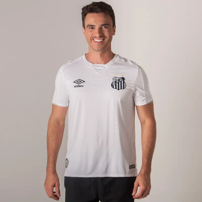 CAMISA UMBRO SANTOS OFICIAL I 2019 SEM NÚMERO - Branco CAMISA UMBRO SANTOS OFICIAL I 2019 SEM NÚMERO - Branco