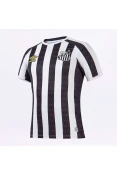 CAMISA UMBRO SANTOS OFICIAL II 2021 CLASSIC S/Nº MASCULINA - Branco/preto CAMISA UMBRO SANTOS OFICIAL II 2021 CLASSIC S/Nº MASCULINA - Branco/preto