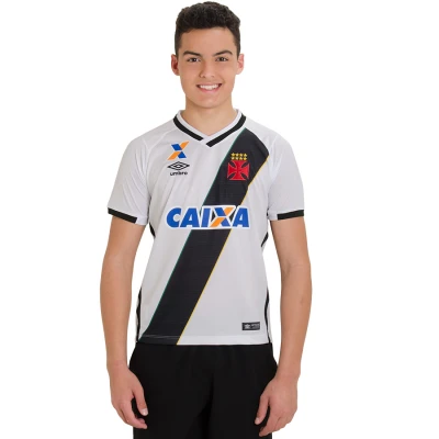CAMISA UMBRO VASCO OFICIAL 2 2016 NÚMERO 10 INFANTIL - Branco/preto CAMISA UMBRO VASCO OFICIAL 2 2016 NÚMERO 10 INFANTIL - Branco/preto