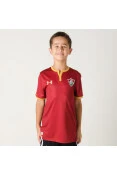 CAMISA UNDER ARMOUR FLUMINENSE OFICIAL 3 2017/18 INFANTIL - Bordo/dourado
