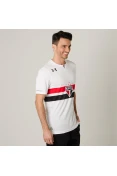 CAMISA UNDER ARMOUR SÃO PAULO OFICIAL 1 2017 SEM NÚMERO - Branco CAMISA UNDER ARMOUR SÃO PAULO OFICIAL 1 2017 SEM NÚMERO - Branco