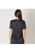 CAMISA UNDER ARMOUR SÃO PAULO OFICIAL 3 2017/18 SEM NÚMERO FEMININA - Preto/bordo