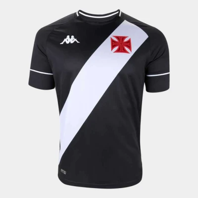 CAMISA VASCO OFICIAL I 20/21 S/N KAPPA TORCEDOR - Preto/branco CAMISA VASCO OFICIAL I 20/21 S/N KAPPA TORCEDOR - Preto/branco