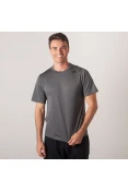 CAMISETA ADIDAS 3 LISTRAS FREELIFT SPORT MASCULINA - Chumbo CAMISETA ADIDAS 3 LISTRAS FREELIFT SPORT MASCULINA - Chumbo