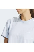 CAMISETA ADIDAS 3 STRIPES CROPPED FEMININA - Azul celeste CAMISETA ADIDAS 3 STRIPES CROPPED FEMININA - Azul celeste