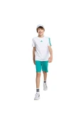 CAMISETA ADIDAS 3 STRIPES ESS TEE INFANTIL - Branco/verde