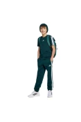 CAMISETA ADIDAS 3 STRIPES ESS TEE INFANTIL - Verde/branco