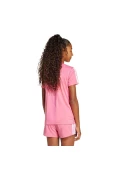 CAMISETA ADIDAS 3 STRIPES ESSENTIALS INFANTIL - Rosa CAMISETA ADIDAS 3 STRIPES ESSENTIALS INFANTIL - Rosa