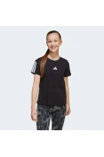 CAMISETA ADIDAS 3 STRIPES FEMININA - Preto CAMISETA ADIDAS 3 STRIPES FEMININA - Preto