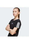 CAMISETA ADIDAS 3 STRIPES FEMININA - Preto CAMISETA ADIDAS 3 STRIPES FEMININA - Preto