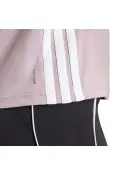 CAMISETA ADIDAS 3S CREW ESSENTIALS FEMININA - Lilas/branco