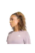 CAMISETA ADIDAS 3S CREW ESSENTIALS FEMININA - Lilas/branco