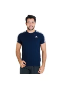 CAMISETA ADIDAS 3S ESS MASCULINA - Marinho/branco CAMISETA ADIDAS 3S ESS MASCULINA - Marinho/branco