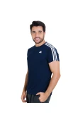 CAMISETA ADIDAS 3S ESS MASCULINA - Marinho/branco CAMISETA ADIDAS 3S ESS MASCULINA - Marinho/branco