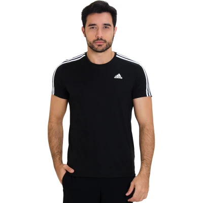 CAMISETA ADIDAS 3S ESS MASCULINA - Preto/branco CAMISETA ADIDAS 3S ESS MASCULINA - Preto/branco