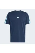 CAMISETA ADIDAS 3S SJ MASCULINA - Marinho/azul celeste