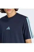 CAMISETA ADIDAS 3S SJ MASCULINA - Marinho/azul celeste