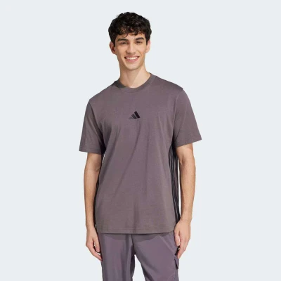 CAMISETA ADIDAS 3S SJ T MASCULINA - Chumbo CAMISETA ADIDAS 3S SJ T MASCULINA - Chumbo