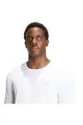 CAMISETA ADIDAS AD365 RUNNING ESS M/L MASCULINA - Branco CAMISETA ADIDAS AD365 RUNNING ESS M/L MASCULINA - Branco