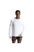 CAMISETA ADIDAS AD365 RUNNING ESS M/L MASCULINA - Branco CAMISETA ADIDAS AD365 RUNNING ESS M/L MASCULINA - Branco