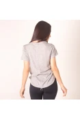 CAMISETA ADIDAS ADAPTABLE LENGTH FEMININA - Cinza CAMISETA ADIDAS ADAPTABLE LENGTH FEMININA - Cinza