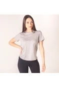 CAMISETA ADIDAS ADAPTABLE LENGTH FEMININA - Cinza CAMISETA ADIDAS ADAPTABLE LENGTH FEMININA - Cinza