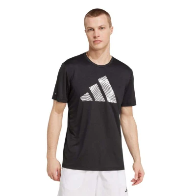 CAMISETA ADIDAS ADI365 ESS MASCULINA - Preto/branco
