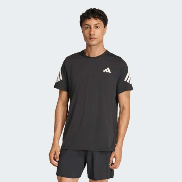 CAMISETA ADIDAS ADI365 RUNNING CLIMACOOL ICONIC MASCULINA - Preto