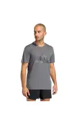 CAMISETA ADIDAS ADI365 RUNNING ESSENTIALS BRAND MASCULINA - Grafite