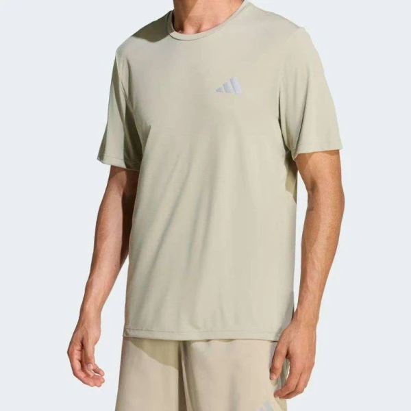 CAMISETA ADIDAS ADI365 RUNNING ESSENTIALS MASCULINA - Verde oliva