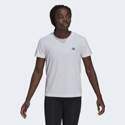 CAMISETA ADIDAS AEROREADY DESIGNED 2 MOVE FEMININA - Branco CAMISETA ADIDAS AEROREADY DESIGNED 2 MOVE FEMININA - Branco