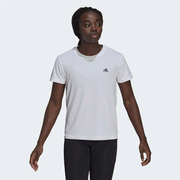 CAMISETA ADIDAS AEROREADY DESIGNED 2 MOVE FEMININA - Branco CAMISETA ADIDAS AEROREADY DESIGNED 2 MOVE FEMININA - Branco