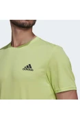 CAMISETA ADIDAS AEROREADY DESUGNED FOR MOVEMENT MASCULINA - Verde limao CAMISETA ADIDAS AEROREADY DESUGNED FOR MOVEMENT MASCULINA - Verde limao